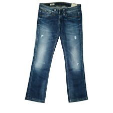 Pepe Jeans Banji Hose destroyed  stretch Straight Low XL W32 L32 used l Blau NEU