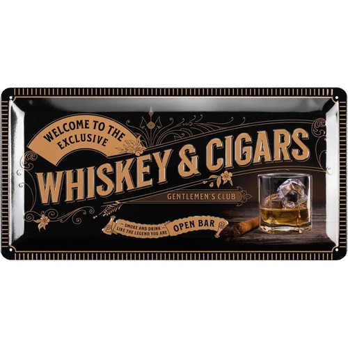 Retro blechschild whisky - retro,