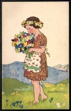 Künstler-AK Gertrud Caspari