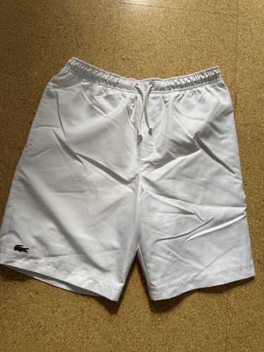 Lacoste kurze sporthose weiß - lacoste,