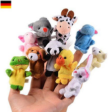 10 Tier-Fingerpuppen | Samt-Plüsch | Babyparty-Geschenk