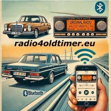 BLUETOOTH Nachrüstung für Mercedes Benz BE3200 Audio10 Radio R129 W124 W140 W210