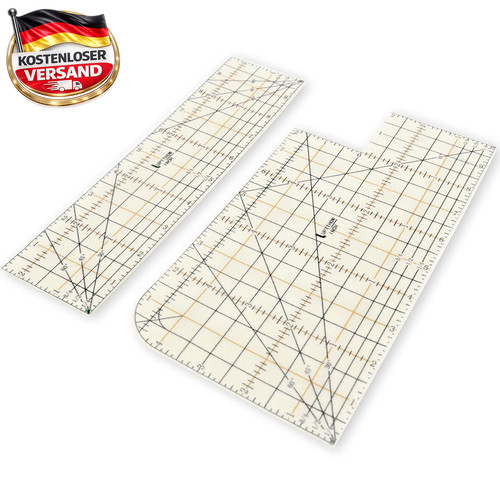 Nählineal set hitzebeständig - nählineal,