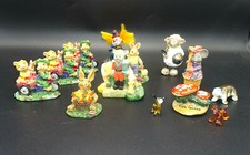 Osterhasen Figuren Ostern Frühling Keramik Dekoration Sammlung I ca. 5 cm groß