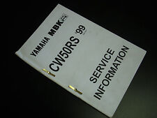 Yamaha CW 50 RS_1999_Service_Information_Informationen_Werkstatt-Unterlagen
