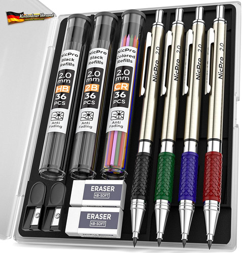 Druckbleistift set 2mm für - druckbleistift,