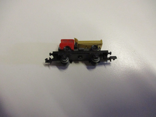 Spur flachwagen mit lkw - spur,