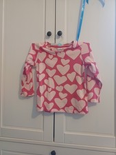 lindex langarmshirt herzen 92 minifleck