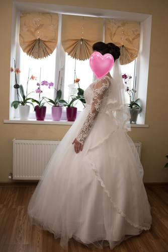 Brautkleid prinzessin weiß - brautkleid, "prinzessin"