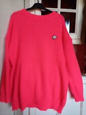 ODEON Pullover rosarot leuchtfarben, Größe L