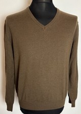 Falke Composite No. 1 Herren Strick Pullover Langarm Wolle Pullover Braun Gr.52