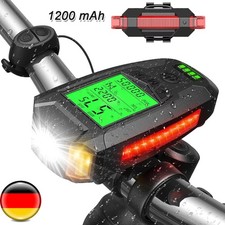 LED Fahrradlampe Set USB Akku