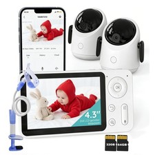 Babyphone mit 2 Kameras 4,3
