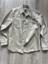Jeansjacke hemdjacke beige - hemdjacke,