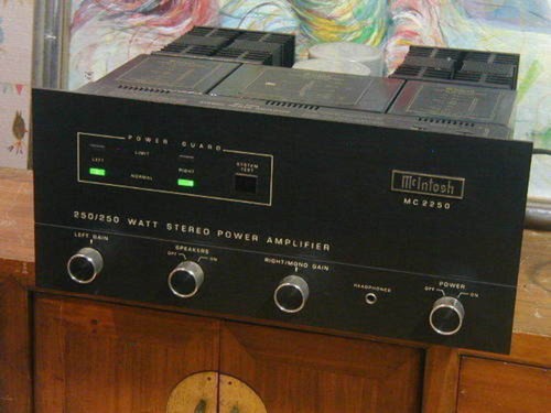 Mcintosh mc2250 stereo - mc2250,