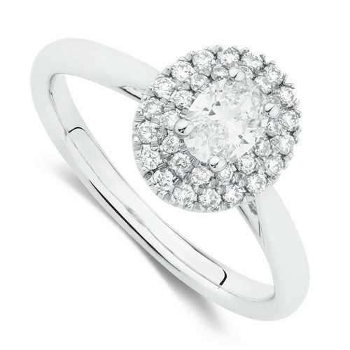 75ct ovale form doppel halo - doppel,
