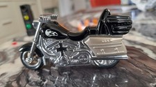 Rarität Motorrad Feuerzeug COOL silber Bike Metall Gas Sammler Vintage Modell