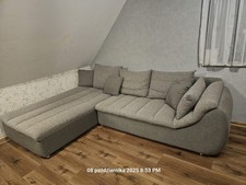 Couch mit Schlaffunktion, L-Form, Bettkasten 300x210 100€ VB