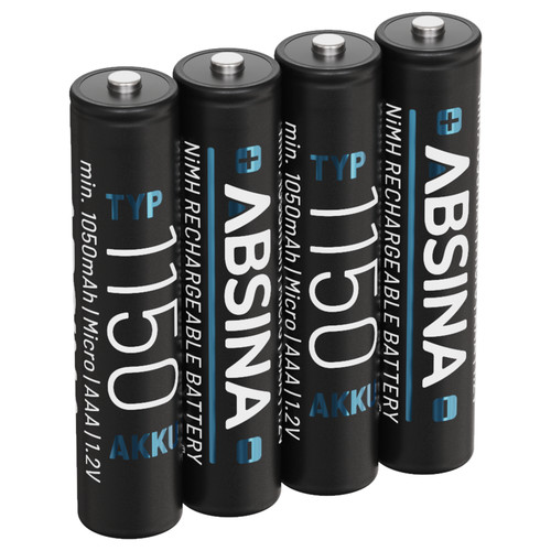 Absina aaa akku - absina, 4x