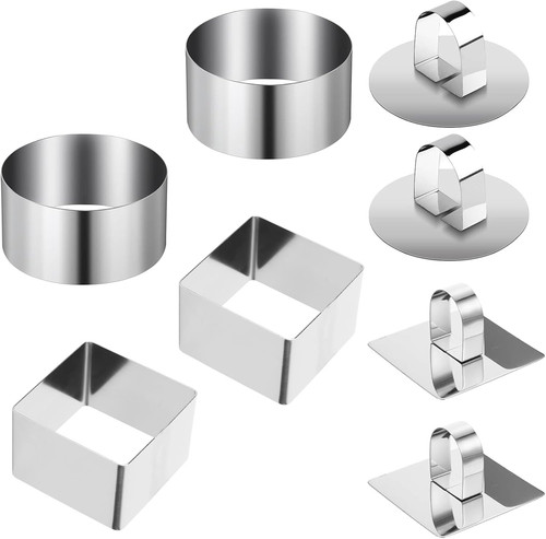 Dessertringe set stück - 4, 8cm