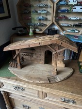 Krippe, Weihnachtskrippe, Krippenstall, Holz, Handarbeit TOP Weihnachten