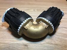SANIPEX MT Winkel Bogen 90 Grad Messing 50 mm, Fitting Adapter Verbinder Neu