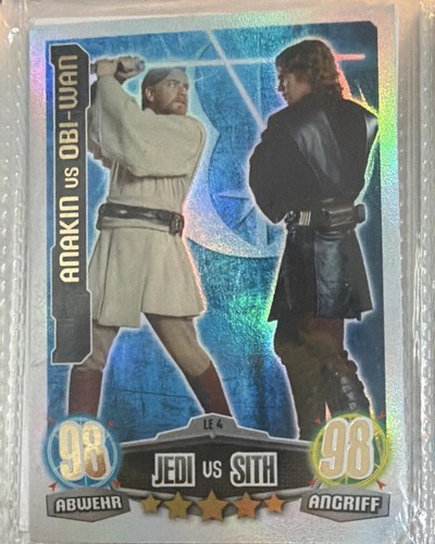 Topps star wars jedi - jedi, sith