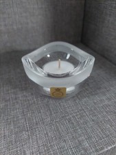 Teelichthalter Kristall Glas