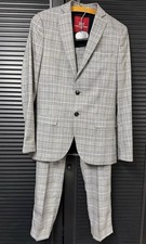 Finshley& Harding Anzug Gr 44 Grau Slim Fit Top Zustand