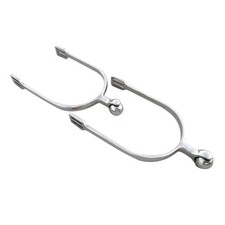 Edelstahl-Sporen mit Rollkugel