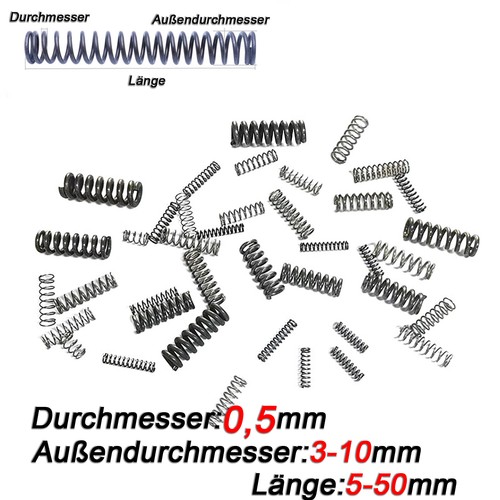Druckfeder mm - druckfeder,