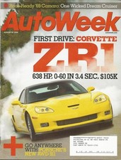 AUTOWEEK 2008 AUG 25 - ZR1
