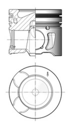 Kolben kolbenschmidt 41251600 - kolbenschmidt,