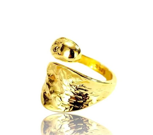 Gelbgold plattierter 925