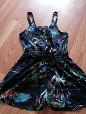 Jumpsuit Primark Damen Blau Gemustert Gr M