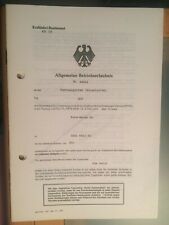 TÜV-Gutachten Escort II RS2000 & Capri II Sportsitze.aus 1978