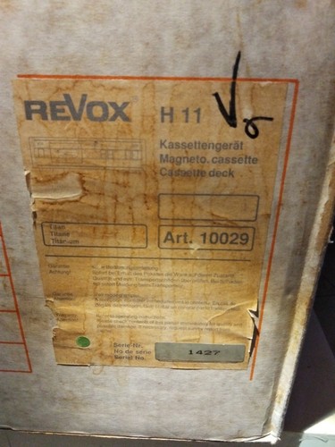 Revox h11 - revox,