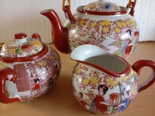 japanisches Teeservice Geisha