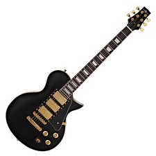 BWARE New Jersey Select Electric Guitar by Gear4music, Beautiful Black