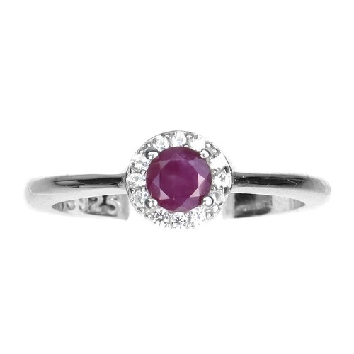 925 sterling silber ring - 925, rund