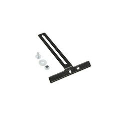 Halter T-Stück für Rückstrahler Reflektor 100 x 13 Motorrad schwarz Aluminium