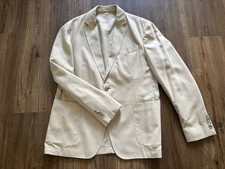 Hackett London | Blazer Lyocell | Herren | Beige | Größe M) | NEU