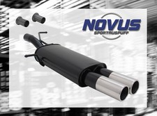 NOVUS Sportauspuff Gruppe N ESD 2x 76 mm rund für Peugeot 307 + Citroen C4