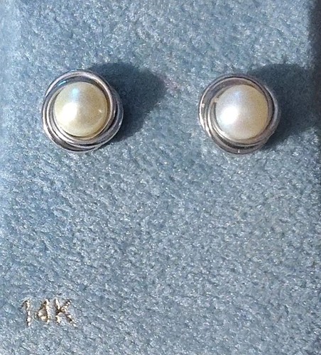 Vintage 14k 585 weißgold - 14k,