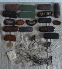 Konvolut alter Zwicker Kneifer Nickelbrillen  Brillengestelle  - Ersatzteile