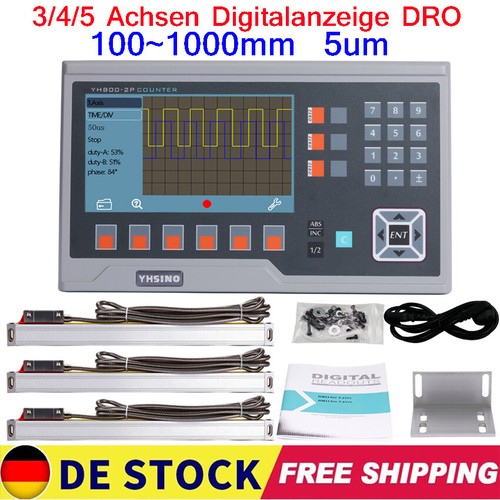 Achsen digitalanzeige - 3/4/5,