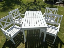 Gartentisch und 4 Gartenstuhle