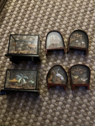 Vintage chinesisches diorama - chinesisches,