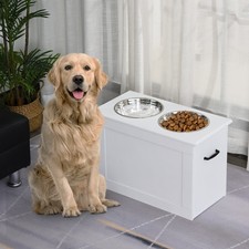 PawHut Hunde Fressnapf mit