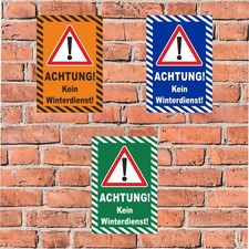 Schild Achtung Kein